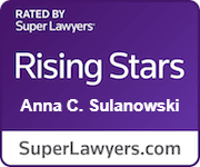 Rated by Super Lawyers Rising Stars Anna C. Sulanowski Superlawyers.com